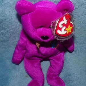 Ty Millennium bear beanie baby with original tag